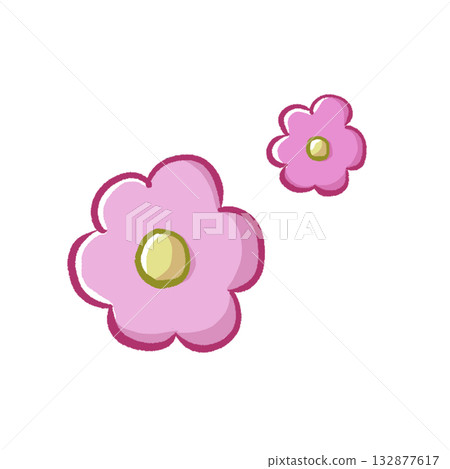 Simple flower illustration Simple flower illustration 132877617