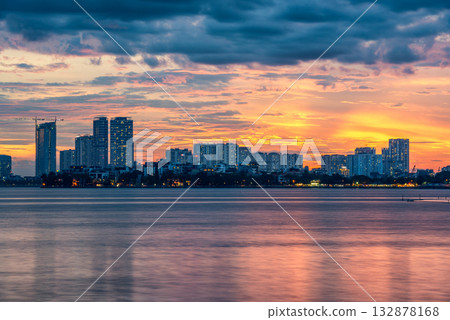 West Lake Hanoi at Sunset 132878168