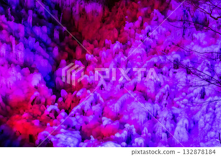 關東足穀坊的燈光冰柱 關東足穀坊的燈光冰柱 132878184