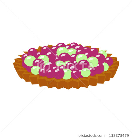 Whole Grape Tart 132878479