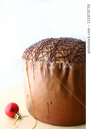 traditional italian christmas sweet dessert known as pannetonne traditional italian christmas sweet dessert known as pannetonne 132878738