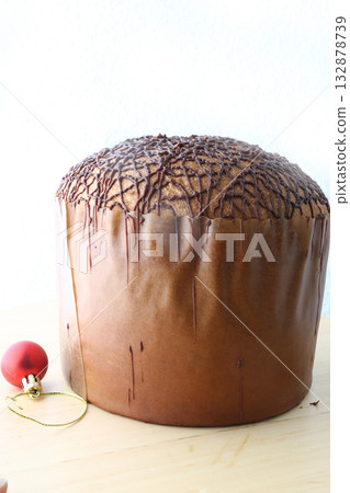 traditional italian christmas sweet dessert known as pannetonne traditional italian christmas sweet dessert known as pannetonne 132878739
