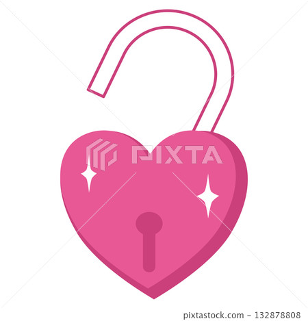 Heart Lock Unlocked 132878808