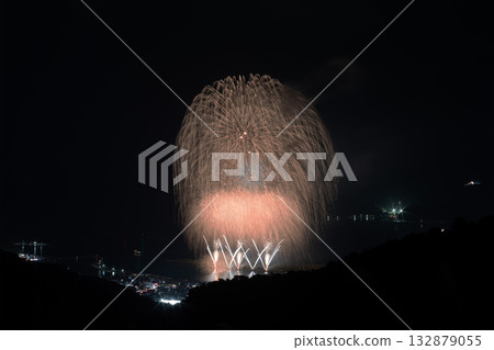 Usa Port Festival Fireworks Display 132879055