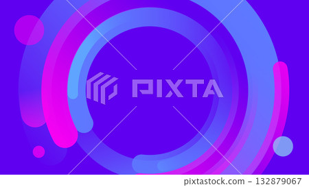 Neon gradient circular background - purple and pink futuristic design Neon gradient circular background - purple and pink futuristic design 132879067