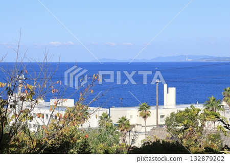White buildings and blue sea: Japan's Mediterranean White buildings and blue sea: Japan's Mediterranean 132879202