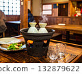 Warm hot sake 132879622