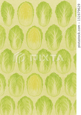 春季蔬菜系列:大白菜橫切面與外葉紋路 春季蔬菜系列:大白菜橫切面與外葉紋路 132879629