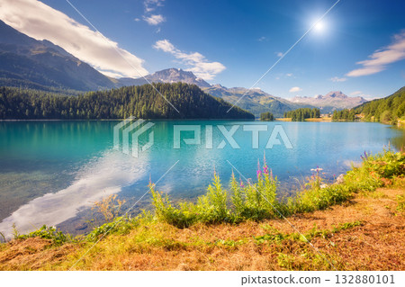 sunny day on the lake sunny day on the lake 132880101