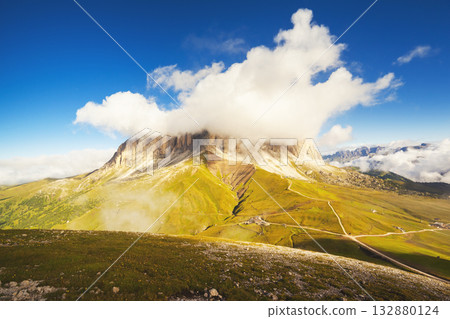 sunny day in mountain sunny day in mountain 132880124