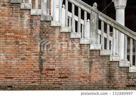 Historic Brick Staircase 132880997