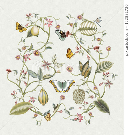 Handpainted Diverse Decorative Patterns Collection With Floral Vintage And Geometric Themes Artwork Handpainted Diverse Decorative Patterns Collection With Floral Vintage And Geometric Themes Artwork 132881726
