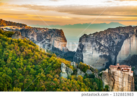 Monastery of Rousanou, Meteora Greece Monastery of Rousanou, Meteora Greece 132881983