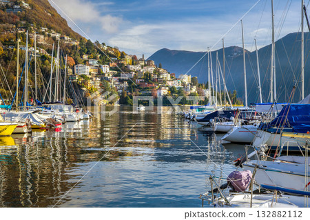 Circolo Velico Lago di Lugano AND EDGE OF Park Ciano in Lugano Circolo Velico Lago di Lugano AND EDGE OF Park Ciano in Lugano 132882112