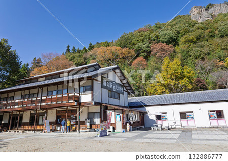 Autumn at the Reizan Takeyama Roadside Station in Nakanojo, Gunma Prefecture 132886777