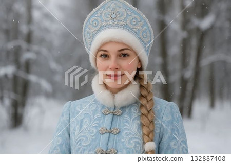 Snegurochka Portrait 132887408