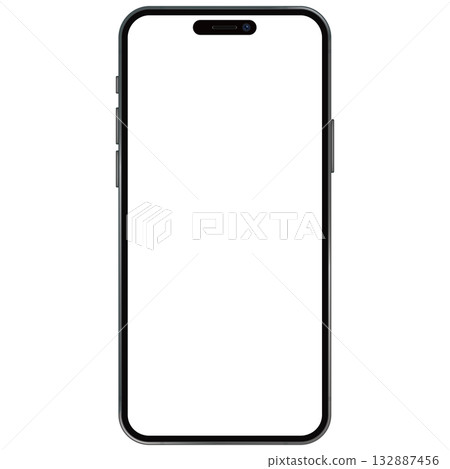 Black smartphone Black smartphone 132887456