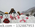 Gokayama and the Snowman 132887953
