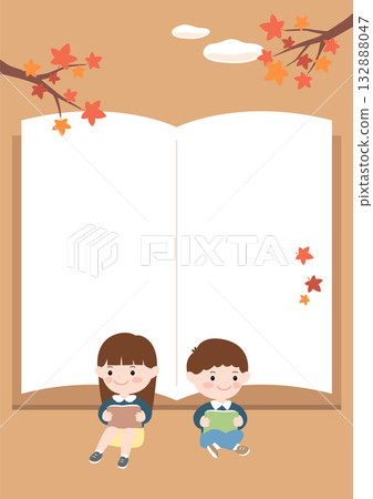Vector illustration of cute children. 132888047