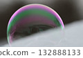 Soap bubbles on the snow 132888133
