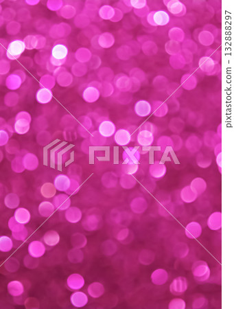 Christmas bokeh background with pink circles 132888297