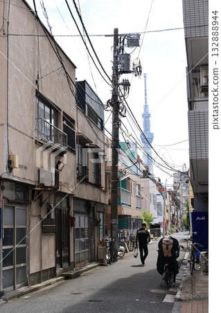 東京都台東區洗足町風景 132888944