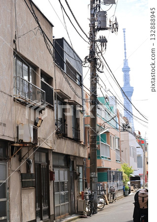 東京都台東區洗足町風景 132888945