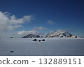 漂浮在藍天中的冰川 132889151
