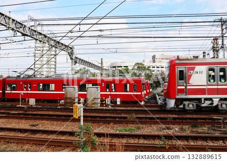 Keikyu Railway's train depot, Kanazawa Inspection Yard Keikyu Railway's train depot, Kanazawa Inspection Yard 132889615