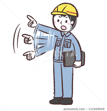 圖解：一名男子正在講解 132889689