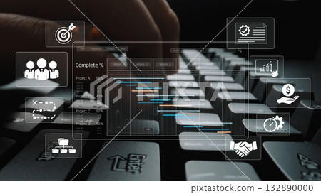 Project Management Timeline and Task Planning Marrow 132890000