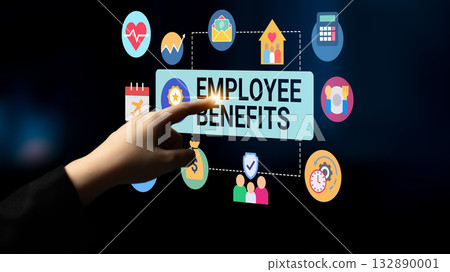 Employee benefits system and reward structure concept Parse Employee benefits system and reward structure concept Parse 132890001