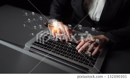 AI Data Management System with Neural Network and Data Flow Concept Muxer 132890301
