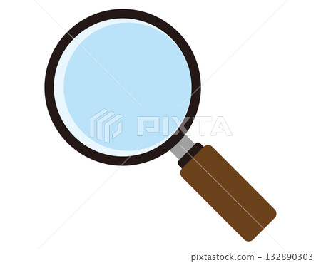 Magnifying glass vector illustration loupe icon Magnifying glass vector illustration loupe icon 132890303