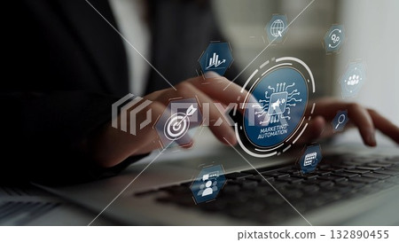 Marketing automation diagram showcasing AI-driven campaign workflow Muxer Marketing automation diagram showcasing AI-driven campaign workflow Muxer 132890455