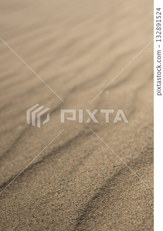 Tottori Sand Dunes, a sandy beach with beautiful wind ripples Tottori Sand Dunes, a sandy beach with beautiful wind ripples 132891524