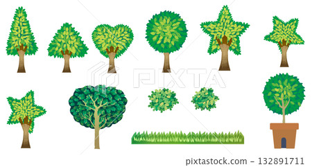 Fantasy-style tree material 132891711
