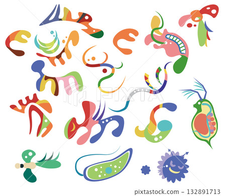 抽象藝術風格 - 生物 抽象藝術風格 - 生物 132891713