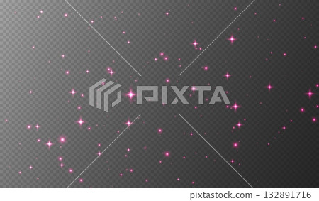 Pink sparkling stars, shiny particles light effect, transparent flying stardust texture Pink sparkling stars, shiny particles light effect, transparent flying stardust texture 132891716