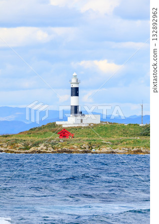 Omasaki Lighthouse in autumn, Oma Town, Aomori Prefecture Omasaki Lighthouse in autumn, Oma Town, Aomori Prefecture 132892962