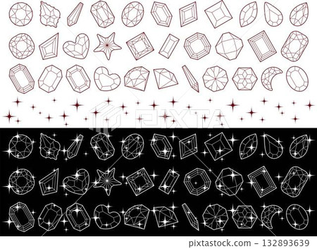 Cut glass, light, 22 monochrome Cut glass, light, 22 monochrome 132893639