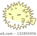 Inflating Porcupinefish 132893956