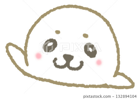 可愛的小海豹 132894104