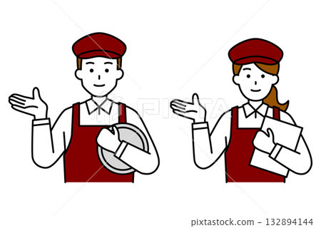 指導咖啡館員工 指導咖啡館員工 132894144