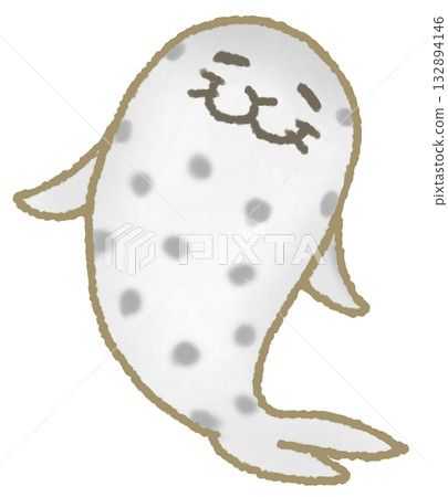 可愛的海豹 132894146
