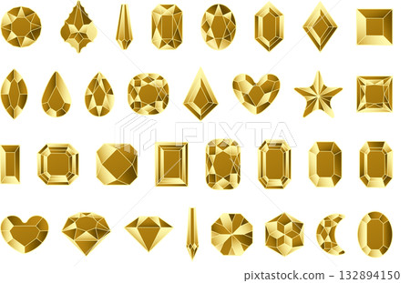 切割玻璃 P,1 金 切割玻璃 P,1 金 132894150