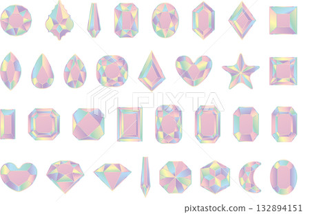 切割玻璃 P,20 彩虹淡色 切割玻璃 P,20 彩虹淡色 132894151