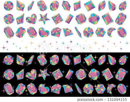 Cut Glass P, Light, 21 Rainbow 132894155