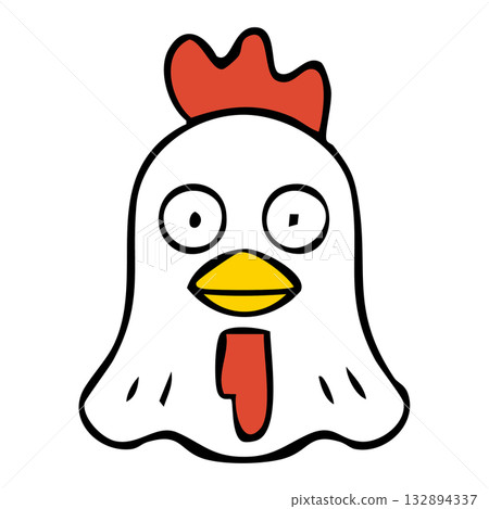 Zodiac icon_rooster, bird, tori Zodiac icon_rooster, bird, tori 132894337