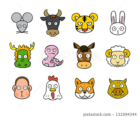 Zodiac Set 132894344